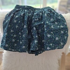 Floral Green Women's Shorts